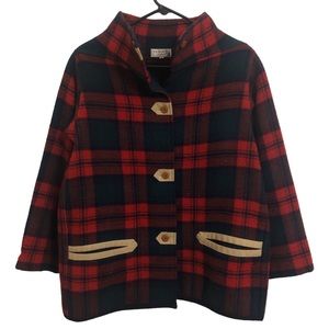 Vintage Peroche Paris Plaid Jacket
